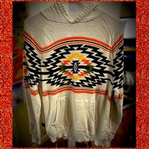 Men’s Aztec Design Sweater Size Large